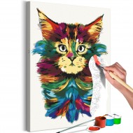 Tableau à peindre par soimême  Colourful Mane