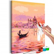 Tableau à peindre par soimême  Gondola in Venice