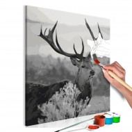 Tableau à peindre par soimême  Grey Wildness