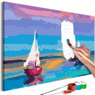 Tableau à peindre par soimême  Sea Landscape