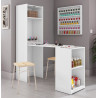 Armoire et Table Gain de Place Blancs