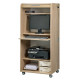 Armoire Informatique Mobile Chene