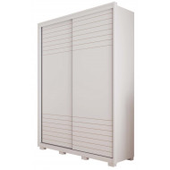 Armoire Dressing 2 Portes Coulissantes Blanche