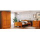 Lit 140 x 190 style anglais pin miel 38140