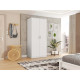Armoire Dressing 2 Portes Blanche