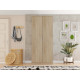 Armoire Dressing 2 Portes Chêne