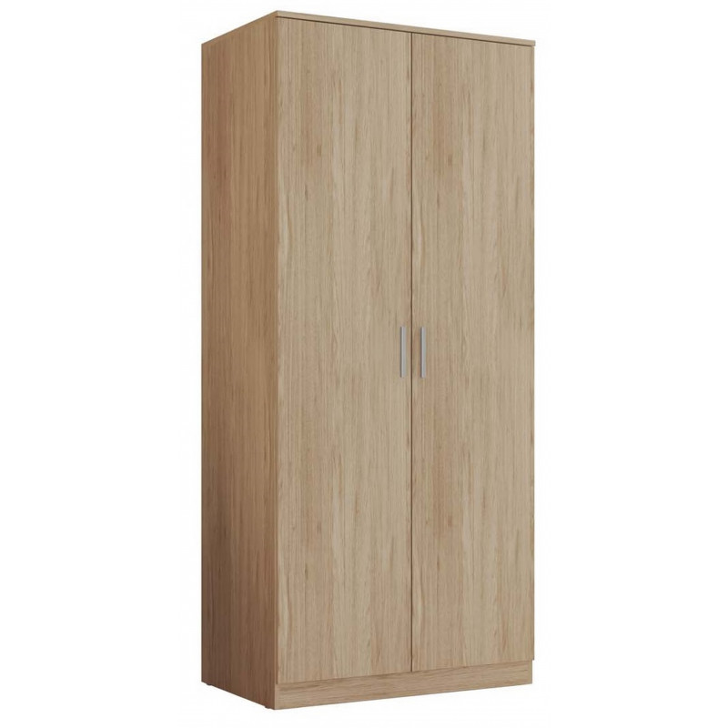 Armoire Dressing 2 Portes Chêne Beaux Meubles Pas Chers