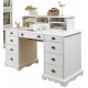 Bureau Blanc de Style Anglais "Bureau du Notaire"