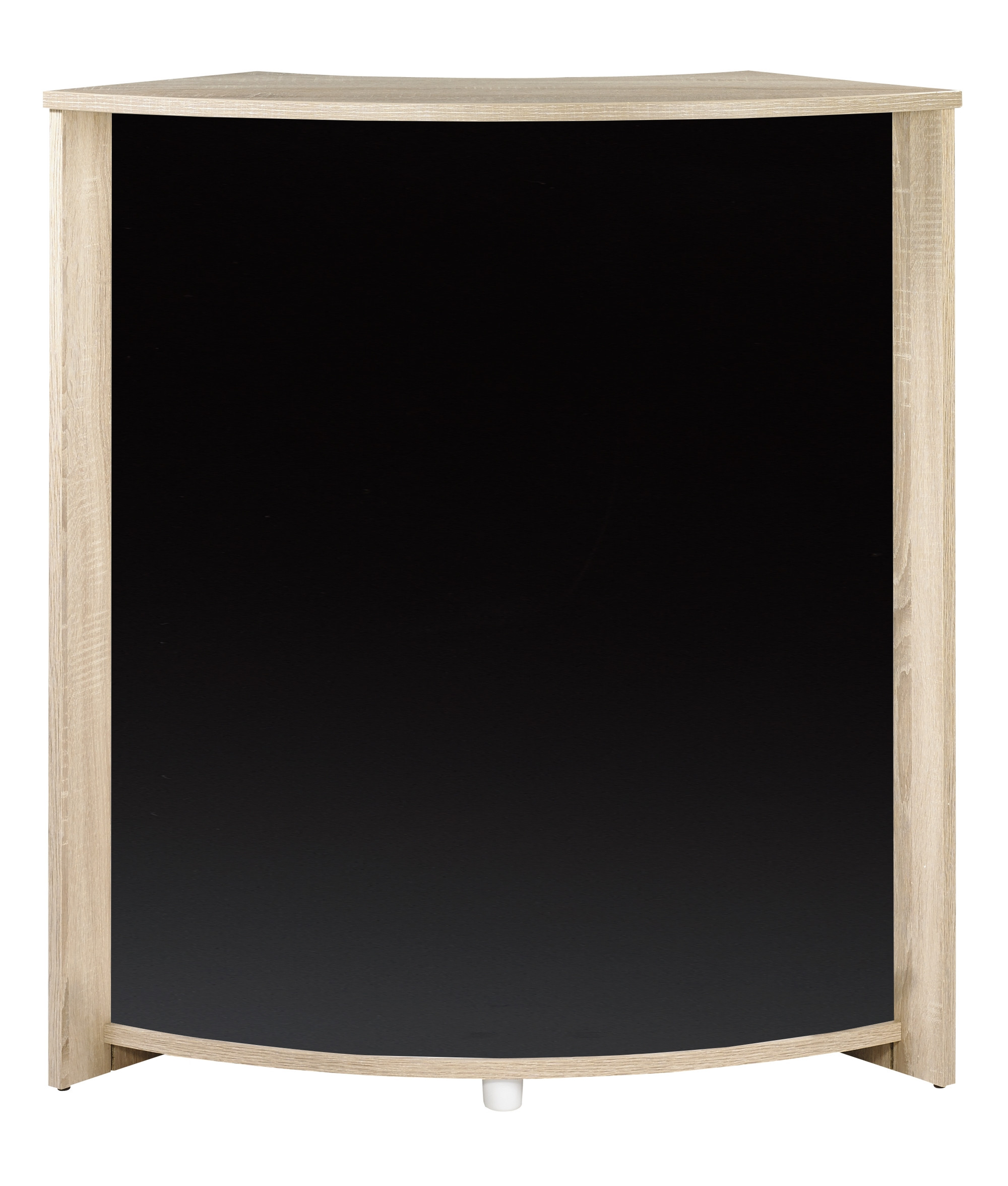 Mange-debout Chêne Blanc Table Pivotante 3 Niches 104,8 X 105,1 X 44 Cm