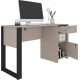 Bureau Gamer 1 Caisson 1 Tiroir Taupe