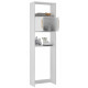 Armoire WC 2 Portes Blanches 182 cm 4 Niches