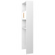 Armoire WC 2 Portes Blanches 182 cm 4 Niches