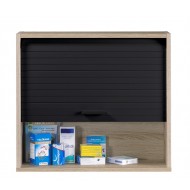 Meuble de Cuisine Hauteur 53.6 cm Chêne et Noir