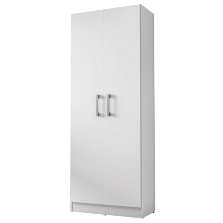 Armoire 2 Portes Blanche Mutifonctions