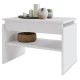 Table Basse Rectangle 2 Niche Blanche 54 cm