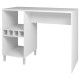 Comptoir de Cuisine - Table 6 Niches Blanc 135 cm