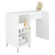 Comptoir de Cuisine - Table 6 Niches Blanc 135 cm