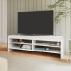 Meuble TV 65 Pouces Blanc 5 Niches 153 cm