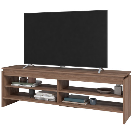 Meuble TV 65 Pouces Blanc 5 Niches 153 cm