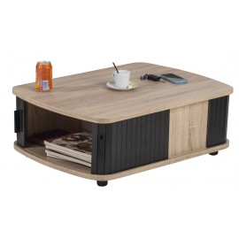 Table Basse Rectangle 80 cm Chêne