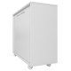 Buffet Armoirette 2 Portes 4 Niches Blanc L 90 cm