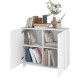 Buffet Armoirette 2 Portes 4 Niches Blanc L 90 cm