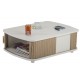 Table Basse Rectangle 80 cm Blanche