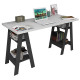 Bureau 2 Tréteaux Châtaignier et Noir