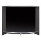 Meuble Bar, Meuble Comptoir Noir Face Noire 135 cm