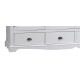 Grande armoire 4 portes 4 tiroirs style anglais blanc 40204