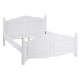 Lit Blanc 2 Places Pour Couchage 160 x 200 Style Anglais L 169 H 100 P 208 cm