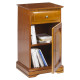 Confiturier Merisier Louis Philippe 1 Porte 1 Tiroir 2 Niches L 44.2 H 77.2 P 41 cm