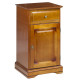 Confiturier Merisier Louis Philippe 1 Porte 1 Tiroir 2 Niches L 44.2 H 77.2 P 41 cm