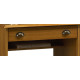 Bureau 1 Caisson Pin Miel 5 Tiroirs 1 Etagère L 100 H 74.7 P 58.3 cm