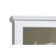 Vaisselier Blanc 4 Portes Coulissantes 2 Tiroirs 5 Niches L 121 H 198.8 P 42.3 cm