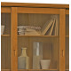 VVaisselier Pin Miel 6 Portes Coulissantes 10 Niches L 178.6 H 199 P 42.3 cm