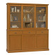 VVaisselier Pin Miel 6 Portes Coulissantes 10 Niches L 178.6 H 199 P 42.3 cm