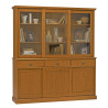 VVaisselier Pin Miel 6 Portes Coulissantes 10 Niches L 178.6 H 199 P 42.3 cm