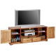 Meuble TV BAR 60 Pouces Merisier 2 Portes 2 Tiroirs L 158.8 H 60.3 P 46 cm