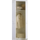 Armoire Penderie Blanche Style Anglais 3 Portes 3 Tiroirs 6 Niches 164,3 x 194,8 x 54,5 cm