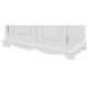 Buffet Le Parisien Charme Blanc 2 Portes 1 Tiroir 2 Tablettes 94 x 134 x 42 cm