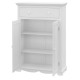 Buffet Le Parisien Charme Blanc 2 Portes 1 Tiroir 2 Tablettes 94 x 134 x 42 cm