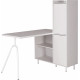 Bureau Pied métallique ARC et Armoire Blancs