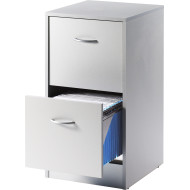 Classeur 2 tiroirs pour dossiers suspendus Alu