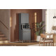 Colonne de Cuisine Micro-Onde Grise 2 Portes 5 Niches L 60 H 193 P 53.5 cm