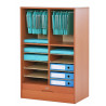 Classeur à Rideau Largeur 70 cm Hauteur 140 cm 16 Niches 2 Kits DS