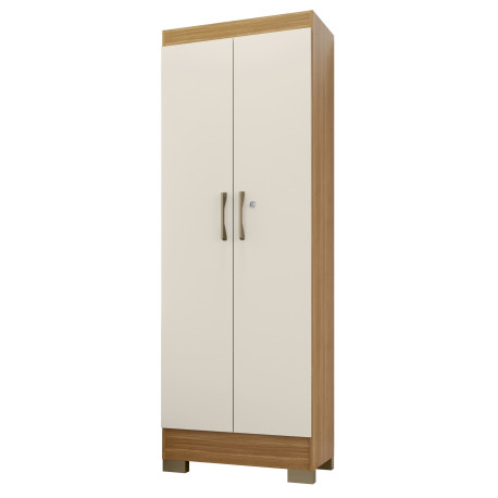 Armoire Multifonctions Chêne 2 portes 5 Niches L 63 H 180 P 35 cm