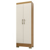 Armoire Multifonctions Chêne 2 portes 5 Niches L 63 H 180 P 35 cm