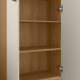 Armoire Multifonctions Chêne 2 portes 5 Niches L 63 H 180 P 35 cm