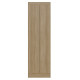 Armoire Multifonctions Imitation Chêne 2 portes 5 Niches L 63 H 180 P 35 cm